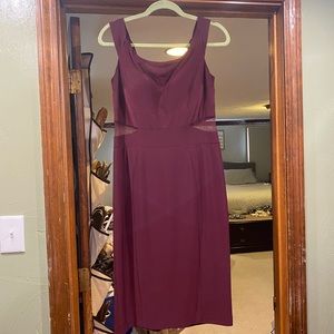 Plum Purple wedding guest dress